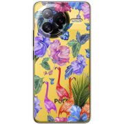 Прозорий чохол BoxFace Poco F7 Ultra Flamingo