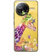 Прозорий чохол BoxFace Poco F7 Ultra Colorful Giraffe
