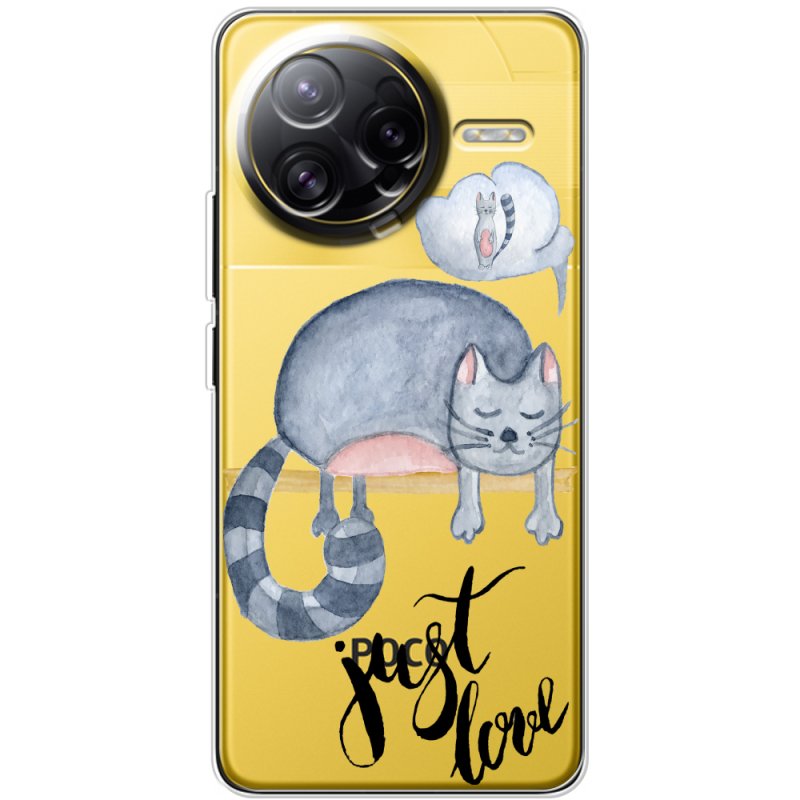 Прозорий чохол BoxFace Poco F7 Ultra Just Love