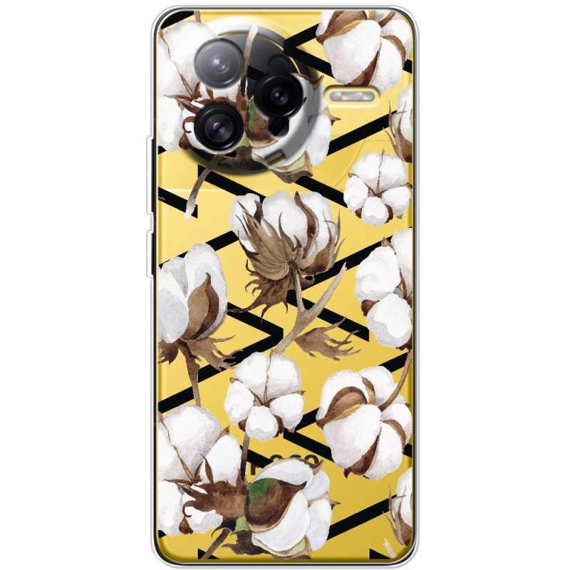 Прозорий чохол BoxFace Poco F7 Ultra Cotton flowers