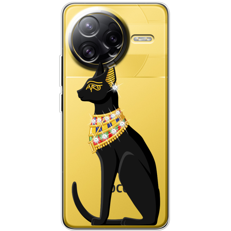 Чохол зі стразами Poco F7 Ultra Egipet Cat