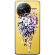 Чохол зі стразами Poco F7 Ultra Ice Cream Flowers