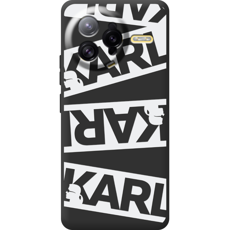 Чорний чохол BoxFace Poco F7 Ultra White Karl