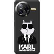 Чорний чохол BoxFace Poco F7 Ultra Cat in Black