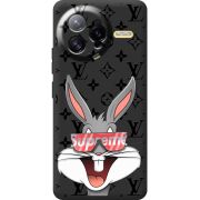 Чорний чохол BoxFace Poco F7 Ultra looney bunny