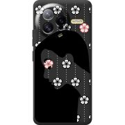 Чорний чохол BoxFace Poco F7 Ultra Flower Hair