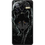 Чорний чохол BoxFace Poco F7 Ultra Wolf