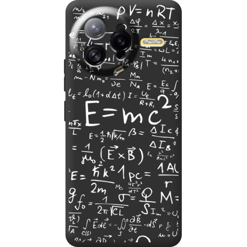 Чорний чохол BoxFace Poco F7 Ultra E=mc2