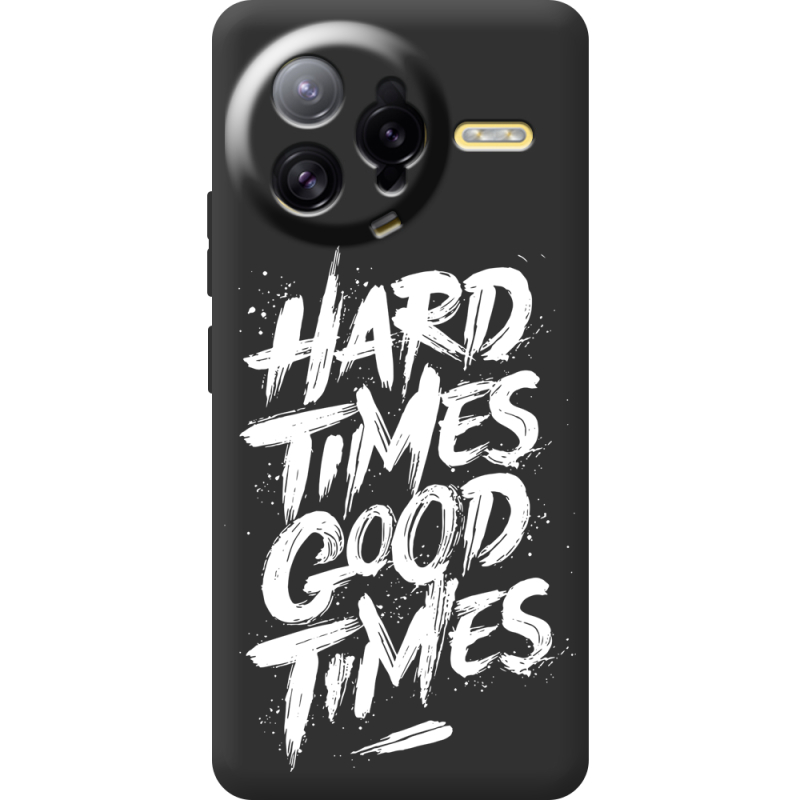 Чорний чохол BoxFace Poco F7 Ultra Hard Times Good Times
