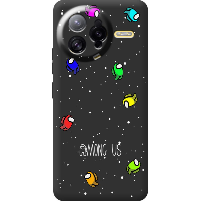 Чорний чохол BoxFace Poco F7 Ultra Among Us Invisible