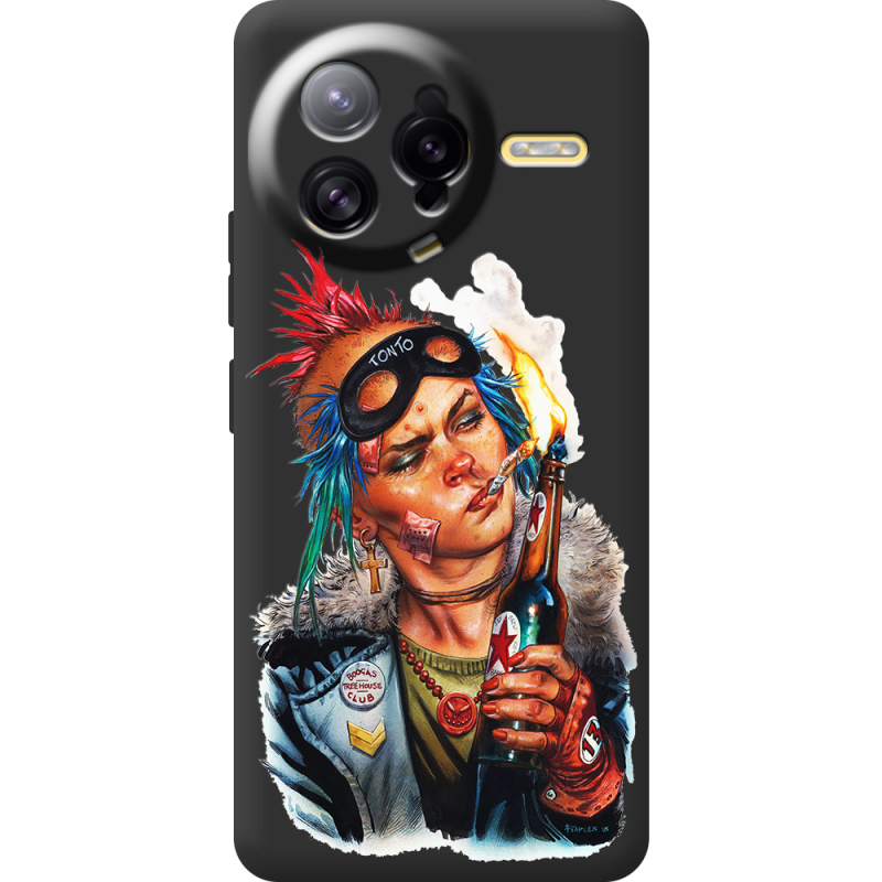 Чорний чохол BoxFace Poco F7 Ultra Tanker Girl