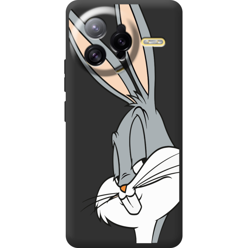 Чорний чохол BoxFace Poco F7 Ultra Lucky Rabbit