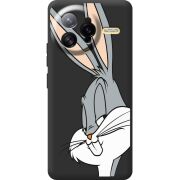 Чорний чохол BoxFace Poco F7 Ultra Lucky Rabbit