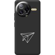 Чорний чохол BoxFace Poco F7 Ultra Paper Plane