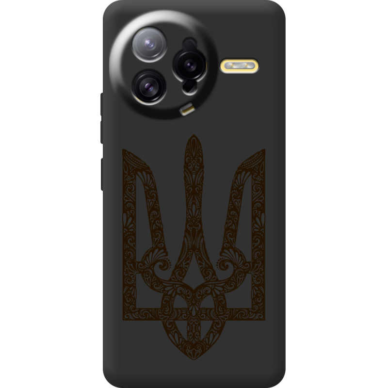 Чорний чохол BoxFace Poco F7 Ultra Ukrainian Trident