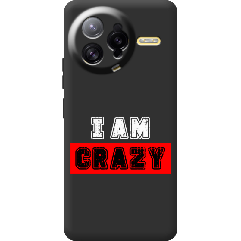 Чорний чохол BoxFace Poco F7 Ultra I'm Crazy