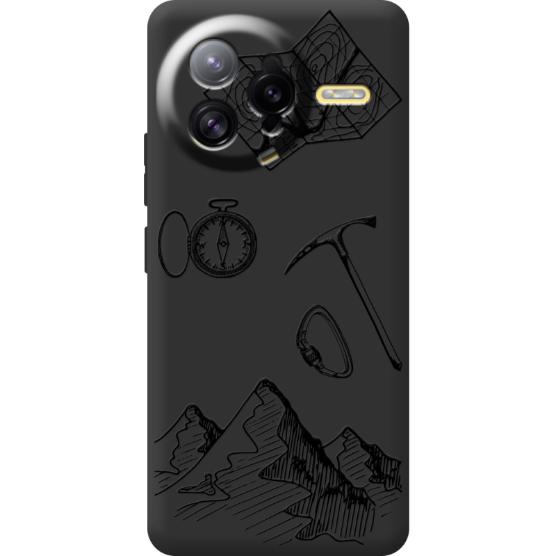 Чорний чохол BoxFace Poco F7 Ultra Mountains