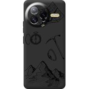 Чорний чохол BoxFace Poco F7 Ultra Mountains