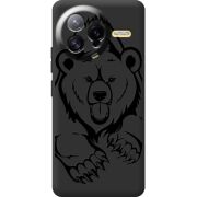Чорний чохол BoxFace Poco F7 Ultra Grizzly Bear