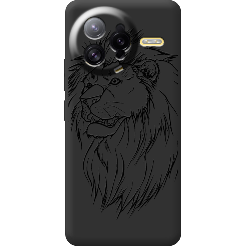Чорний чохол BoxFace Poco F7 Ultra Lion