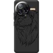 Чорний чохол BoxFace Poco F7 Ultra Lion