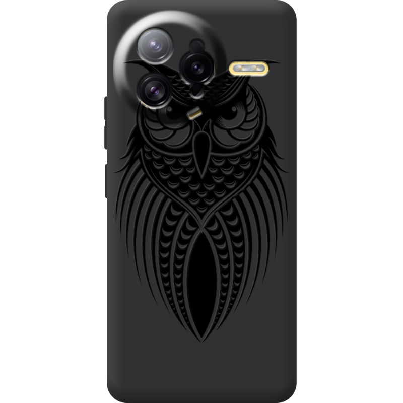 Чорний чохол BoxFace Poco F7 Ultra Owl