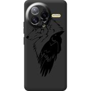 Чорний чохол BoxFace Poco F7 Ultra Wolf and Raven