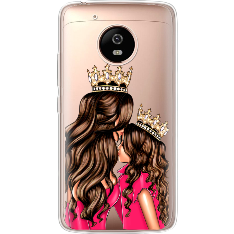 Прозрачный чехол Uprint Motorola Moto G5 XT1676 Queen and Princess