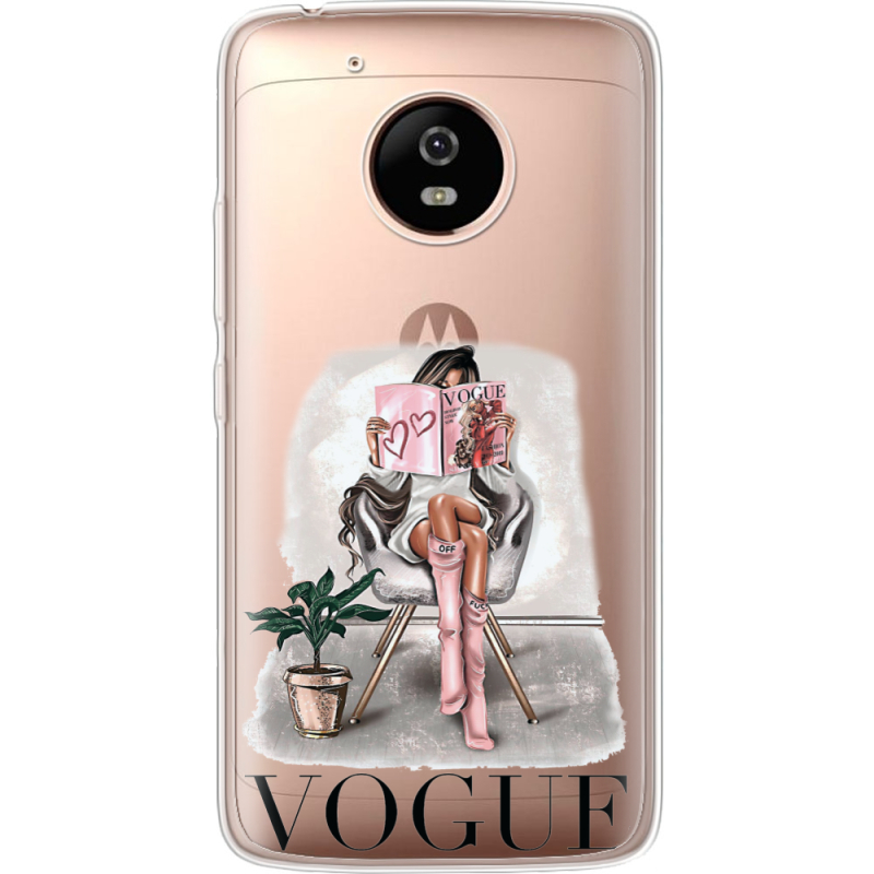 Прозрачный чехол Uprint Motorola Moto G5 XT1676 VOGUE