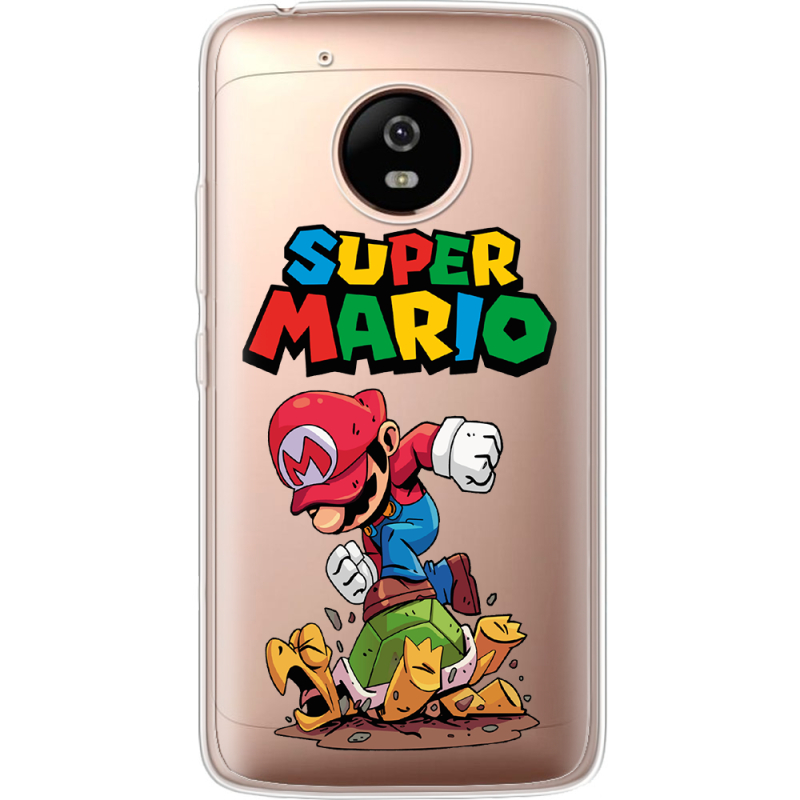 Прозрачный чехол Uprint Motorola Moto G5 XT1676 Super Mario