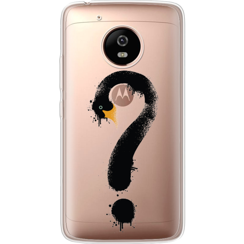 Прозрачный чехол Uprint Motorola Moto G5 XT1676 Swan question