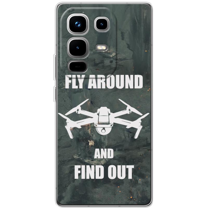 Чохол BoxFace Infinix Note 50 Дрон Fly Around