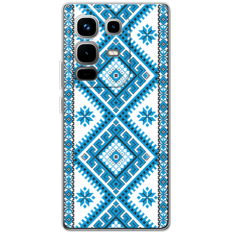 Чохол BoxFace Infinix Note 50 Блакитний Орнамент