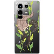 Прозорий чохол BoxFace Infinix Note 50 Cute Mermaid
