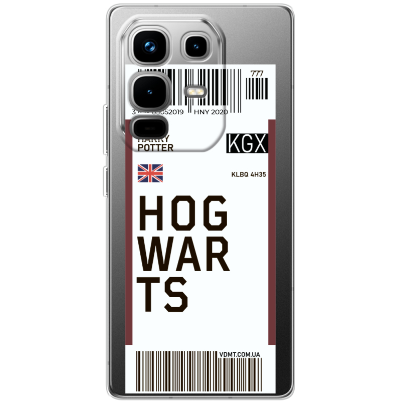 Прозорий чохол BoxFace Infinix Note 50 Ticket Hogwarts