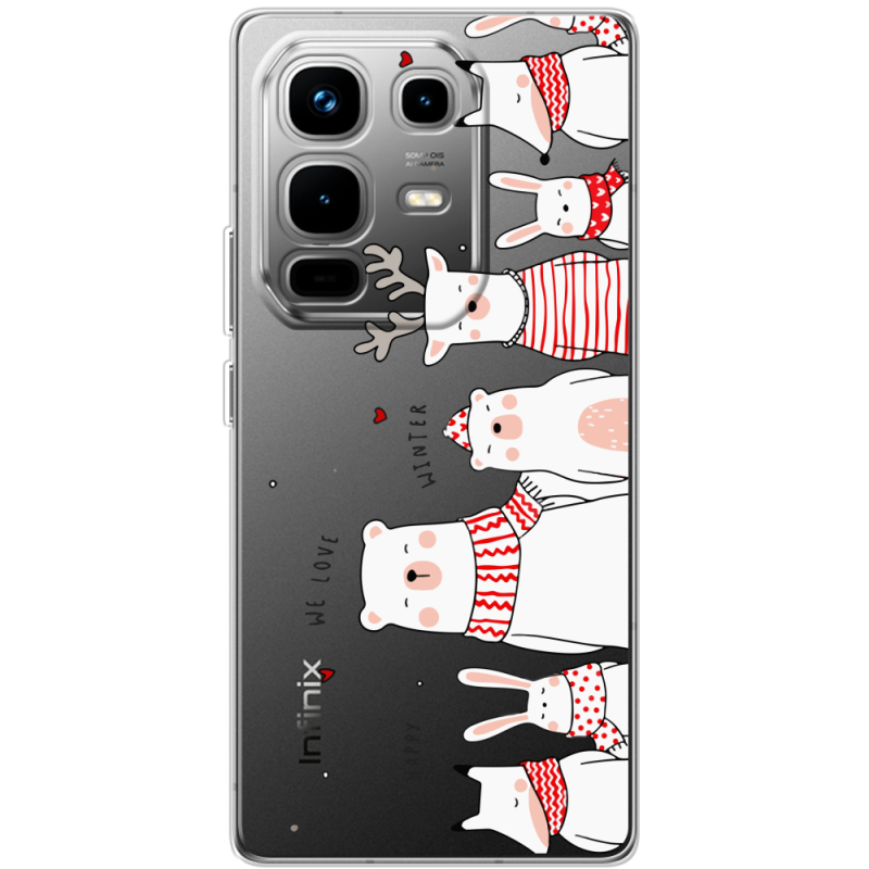 Прозорий чохол BoxFace Infinix Note 50 The Friendly Beasts