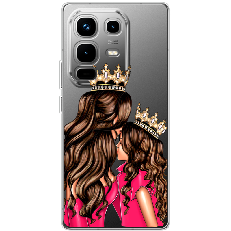 Прозорий чохол BoxFace Infinix Note 50 Queen and Princess