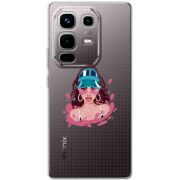 Прозорий чохол BoxFace Infinix Note 50 Selena Gomez