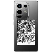 Прозорий чохол BoxFace Infinix Note 50 Blah Blah