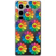 Прозорий чохол BoxFace Infinix Note 50 Hippie Flowers