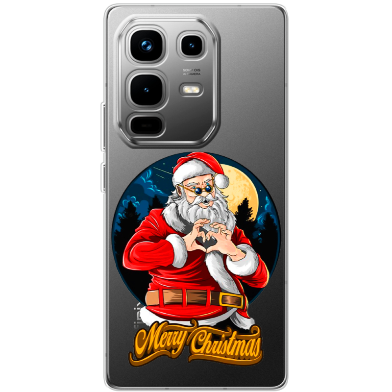 Прозорий чохол BoxFace Infinix Note 50 Cool Santa
