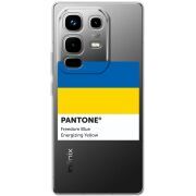 Прозорий чохол BoxFace Infinix Note 50 Pantone вільний синій