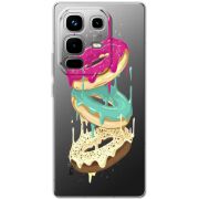 Прозорий чохол BoxFace Infinix Note 50 Donuts