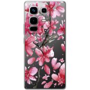 Прозорий чохол BoxFace Infinix Note 50 Pink Magnolia