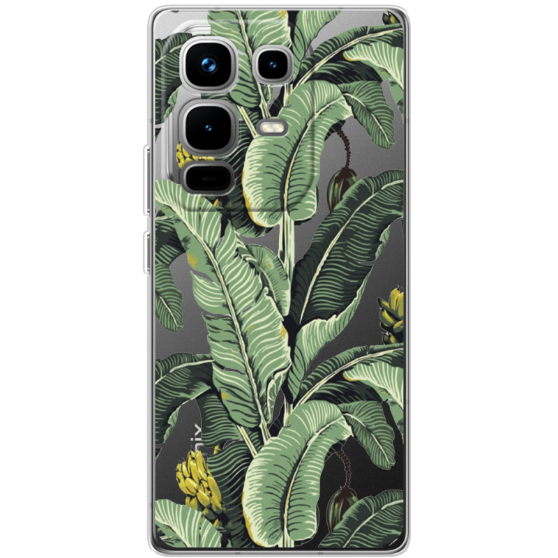 Прозорий чохол BoxFace Infinix Note 50 Banana Leaves