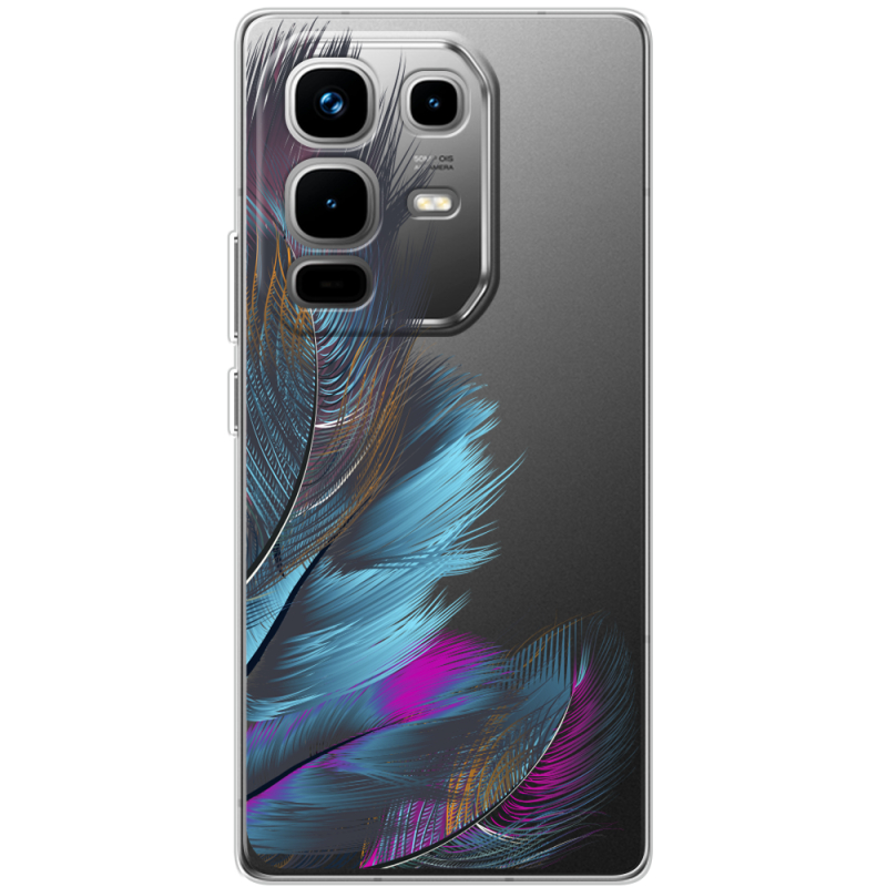 Прозорий чохол BoxFace Infinix Note 50 Feathers