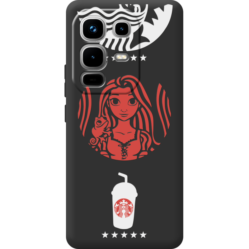 Чорний чохол BoxFace Infinix Note 50 RedWhite Coffee