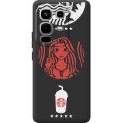 Чорний чохол BoxFace Infinix Note 50 RedWhite Coffee