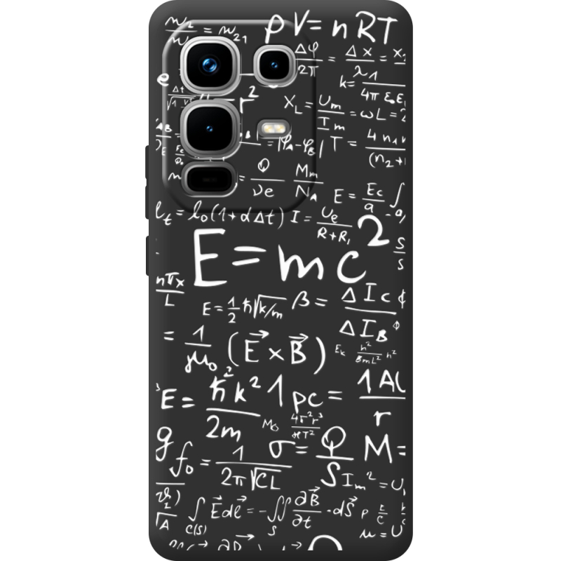 Чорний чохол BoxFace Infinix Note 50 E=mc2