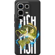 Чорний чохол BoxFace Infinix Note 50 Fish